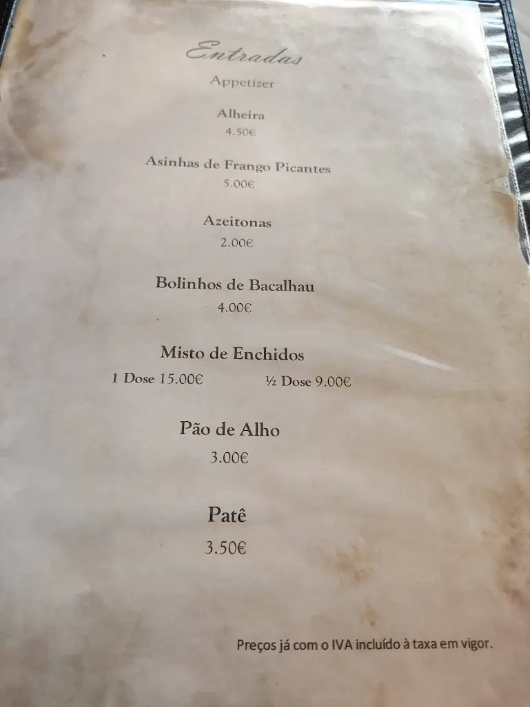 Menu_O Mineiro_Ribeira de Pena_immagine_2