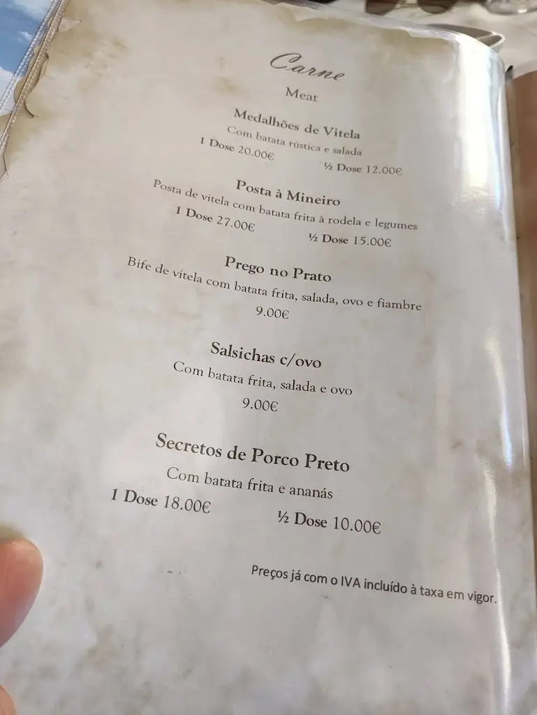 Menu_O Mineiro_Ribeira de Pena_immagine_4