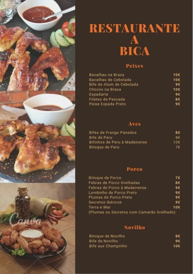Menu_Restaurante A Bica_Aldeia Nova de São Bento_immagine_1