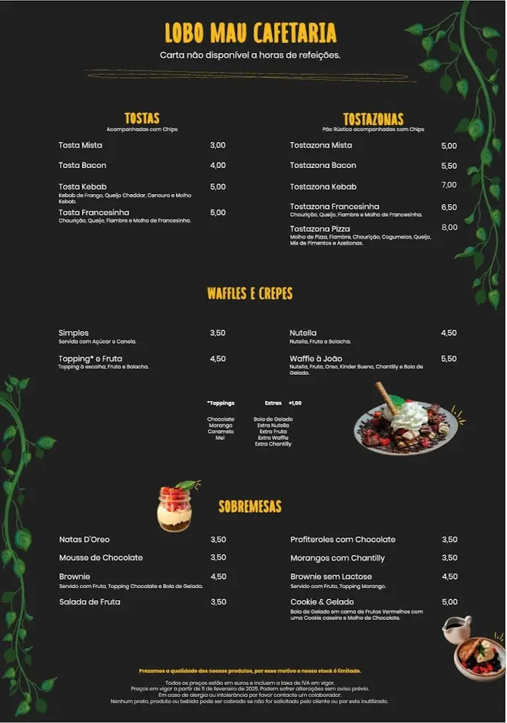 Menu_Lobo Mau Cafetaria_Canas de Senhorim_immagine_2