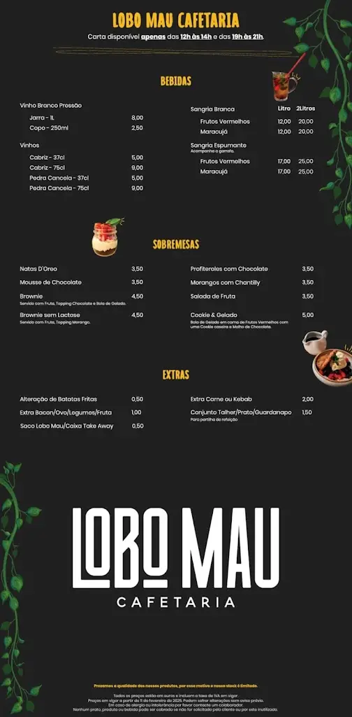 Menu_Lobo Mau Cafetaria_Canas de Senhorim_immagine_3