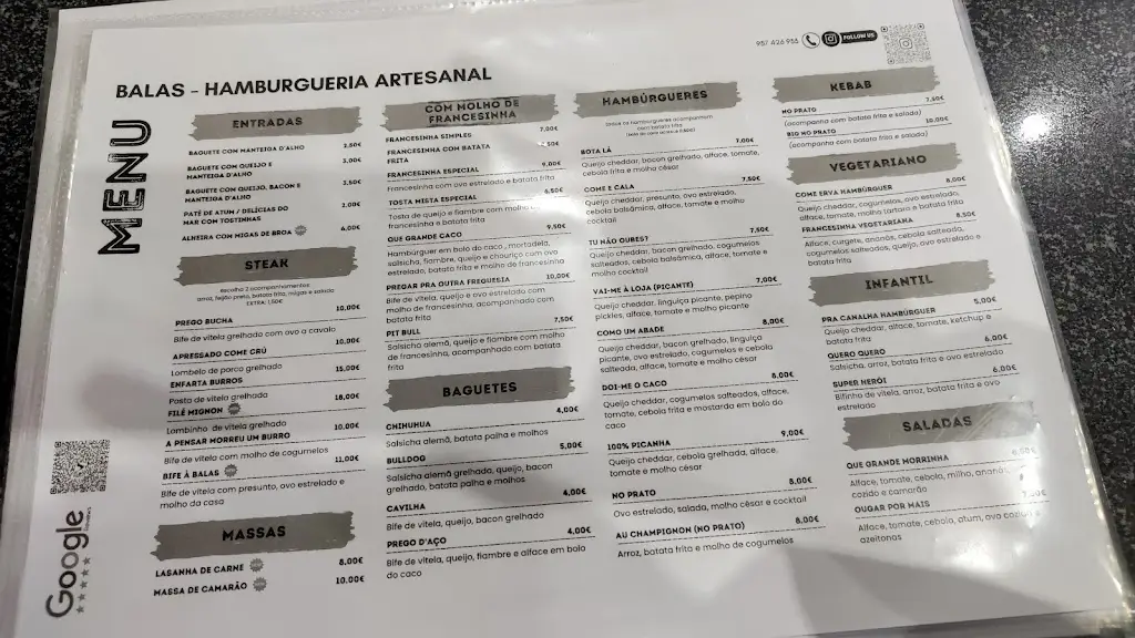 Menu_Balas - Hamburgueria Artesanal_Vila Pouca de Aguiar_immagine_1