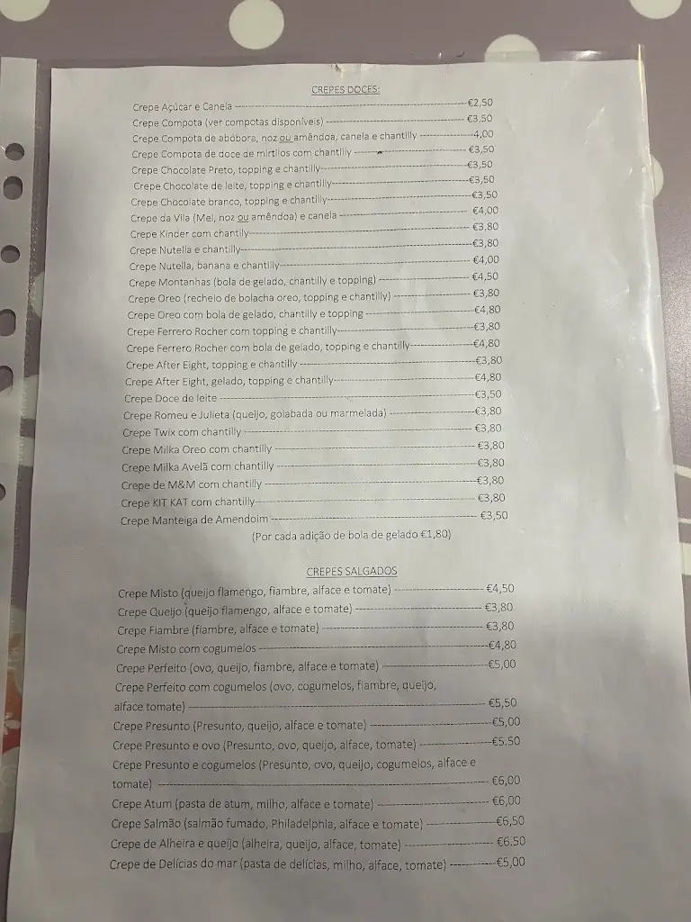 Menu_Crepe da Vila_Vila Pouca de Aguiar_immagine_1