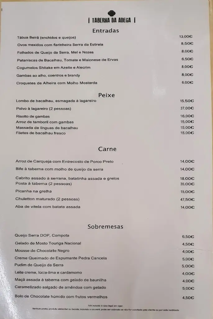 Menu_Taberna da Adega da Lusovini_Nelas_immagine_4