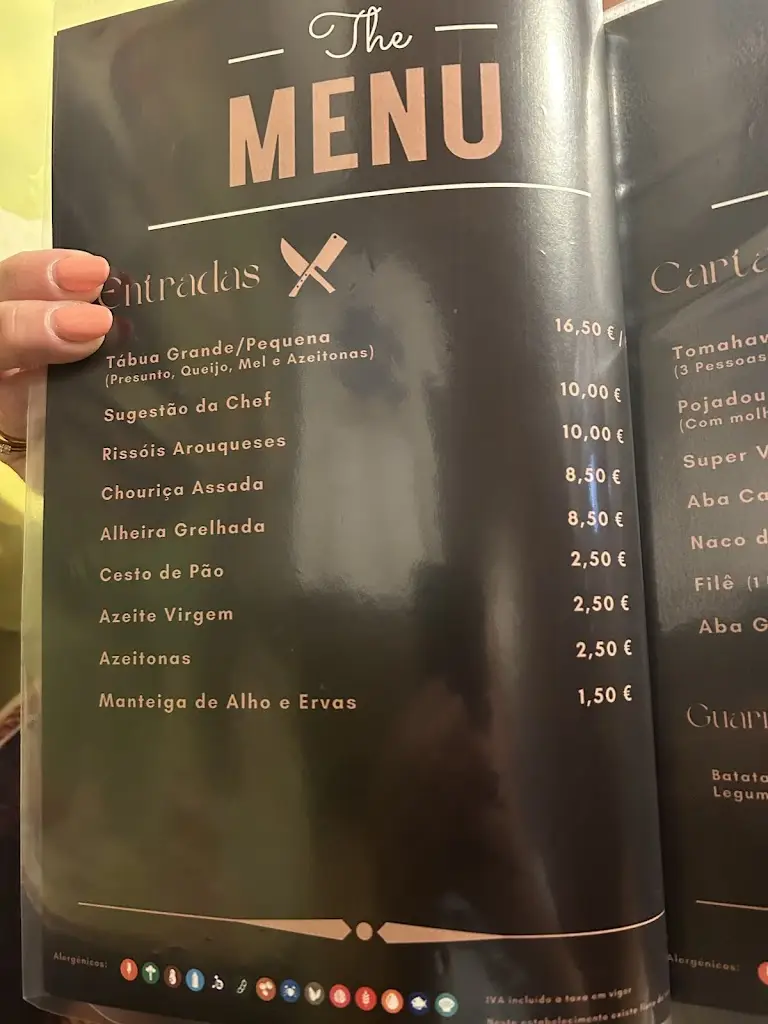 Menu_Tasquinha ''Recanto dos Sabores''_Cinfães_immagine_2