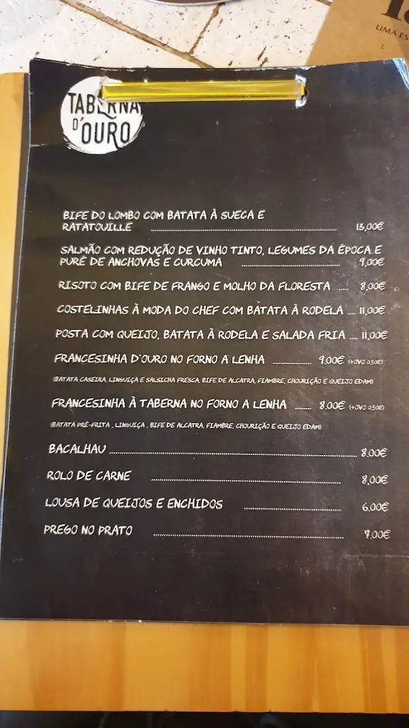 Menu_Taberna d'Ouro_Cinfães_immagine_1