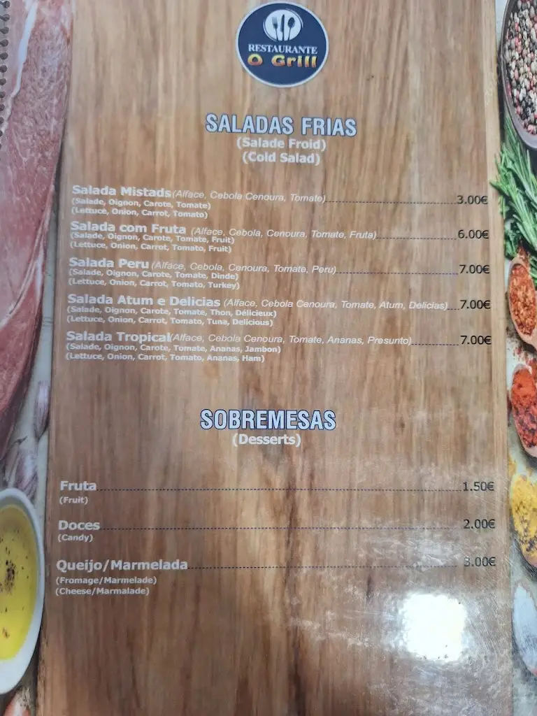Menu_Restaurante O Grill_Valpaços_immagine_1