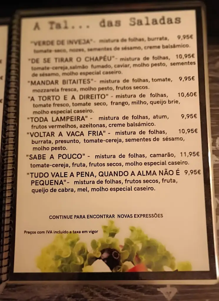 Menu_A Tal da Pizza_São João da Madeira_immagine_1