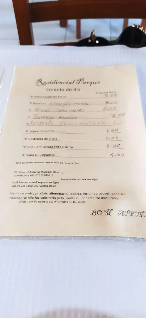 Menu_Parque Com Água_Castro Daire_immagine_4