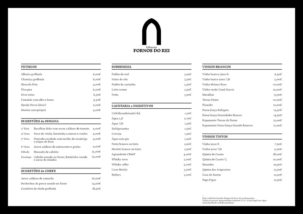 Menu_Taberna Fornos do Rei_Penedono_immagine_3
