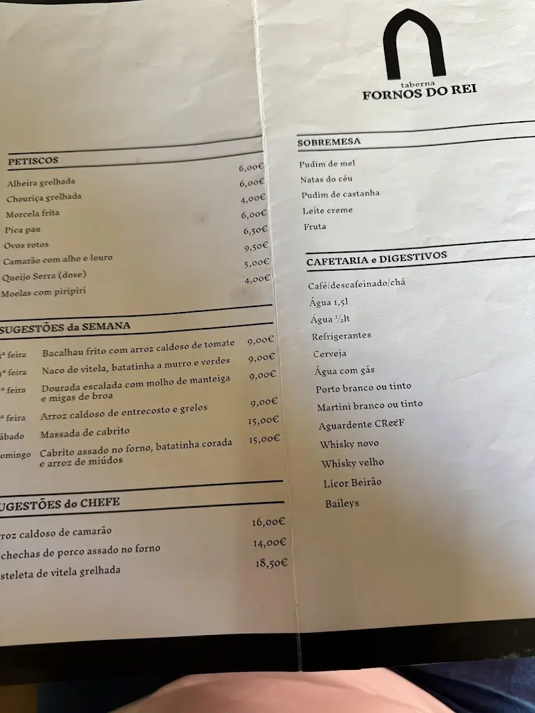 Menu_Taberna Fornos do Rei_Penedono_immagine_4