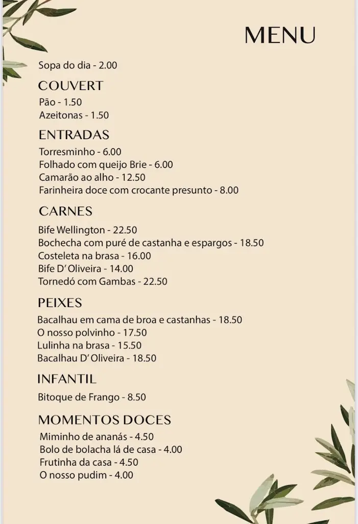 Menu_Casa Oliveira_Mortágua_immagine_1