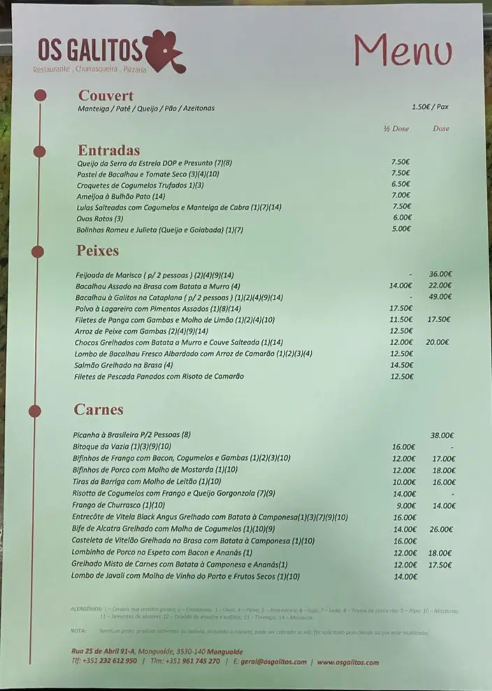 Menu_Os Galitos_Mangualde_imagen_1