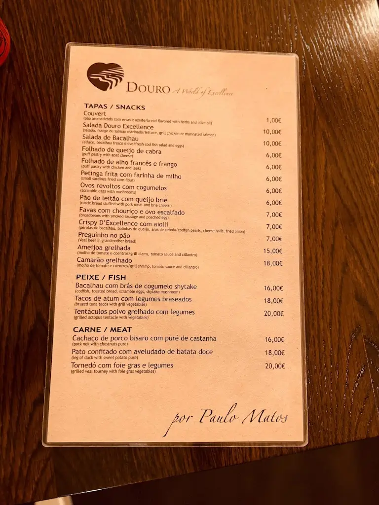 Menu_Douro Excellence_Lamego_immagine_2