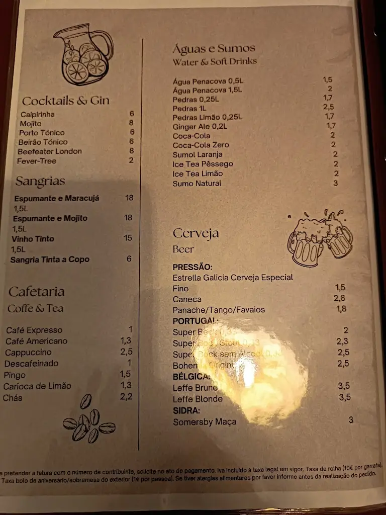 Menu_Boémia Bistro_Lamego_immagine_1