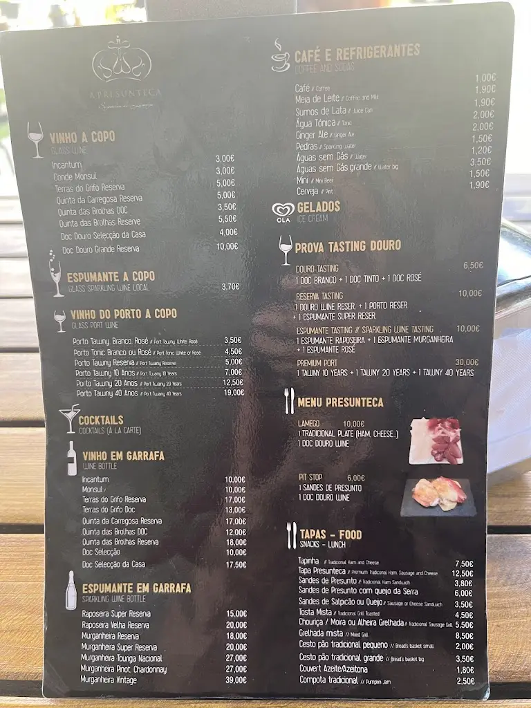 Menu_A Presunteca de Lamego_Lamego_immagine_3