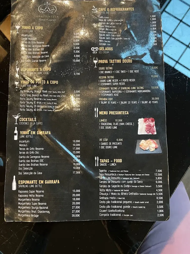 Menu_A Presunteca de Lamego_Lamego_immagine_4