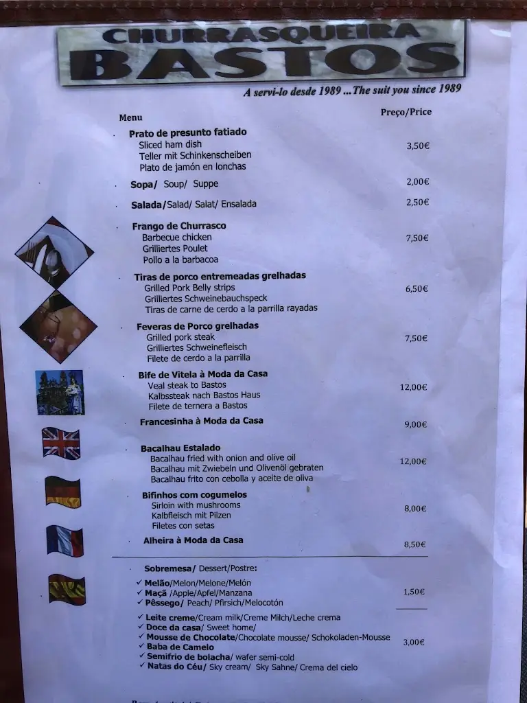 Menu_Casa Bastos_Lamego_immagine_1