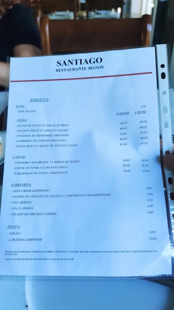 Menu_Restaurante Santiago_Sever do Vouga_image_1
