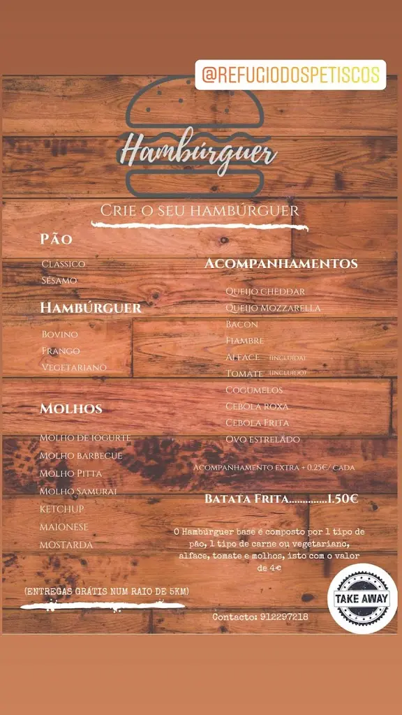 Menu_Refúgio dos Petiscos_Oliveira de Frades_image_2