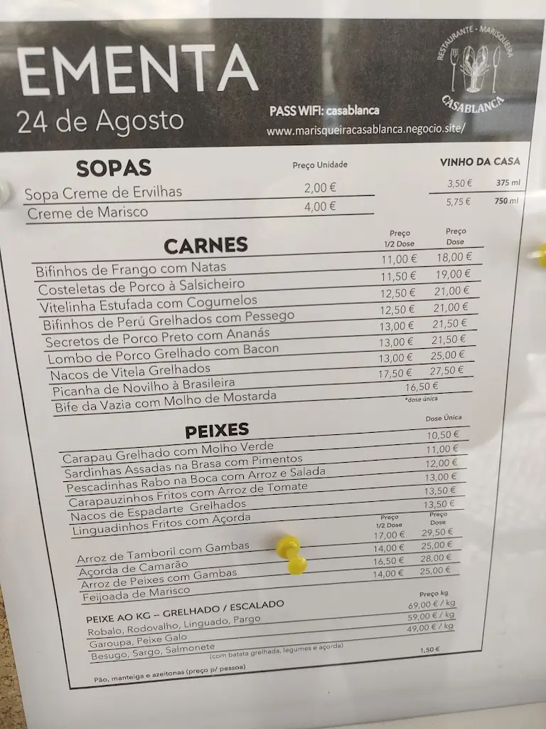 Menu_Marisqueira Casablanca_Viseu_image_2