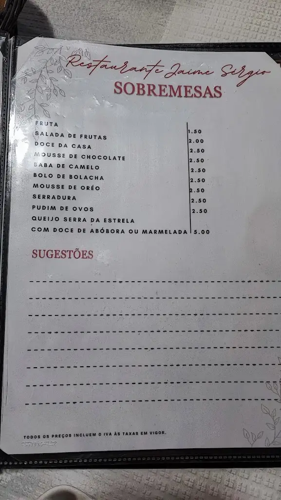 Menu_Telheiro restaurant_Penalva do Castelo_immagine_2