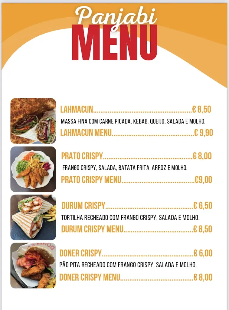 Menu_Panjabi kebab bar_Penalva do Castelo_immagine_2