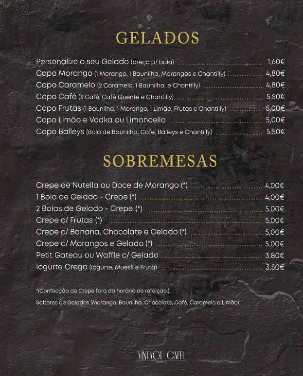Menu_Vintage Caffé_Tondela_immagine_2