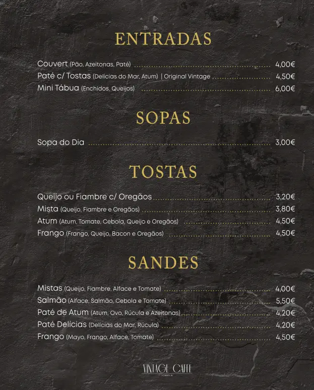 Menu_Vintage Caffé_Tondela_immagine_3