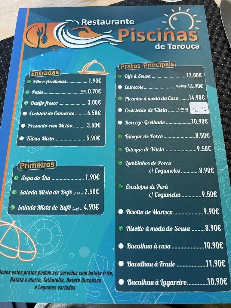 Menu_Restaurante das Piscinas Municipais_Tarouca_immagine_2