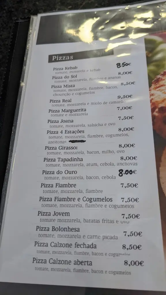 Menu_Restaurante Pizzaria Girassol_Tarouca_immagine_1