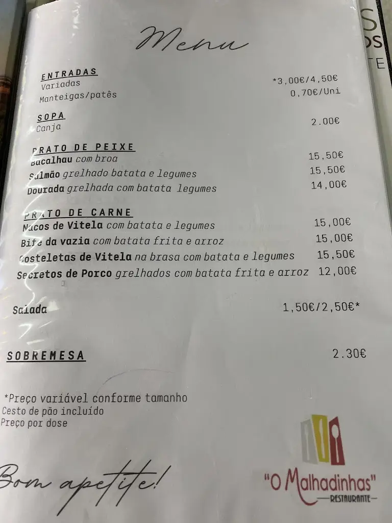 Menu_O Malhadinhas_Vila Nova de Paiva_image_2