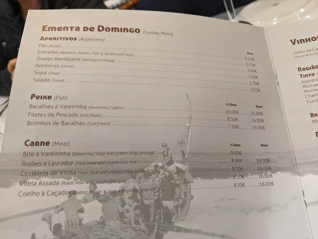 Menu_João da Vareirinha Restaurant_Válega_image_1