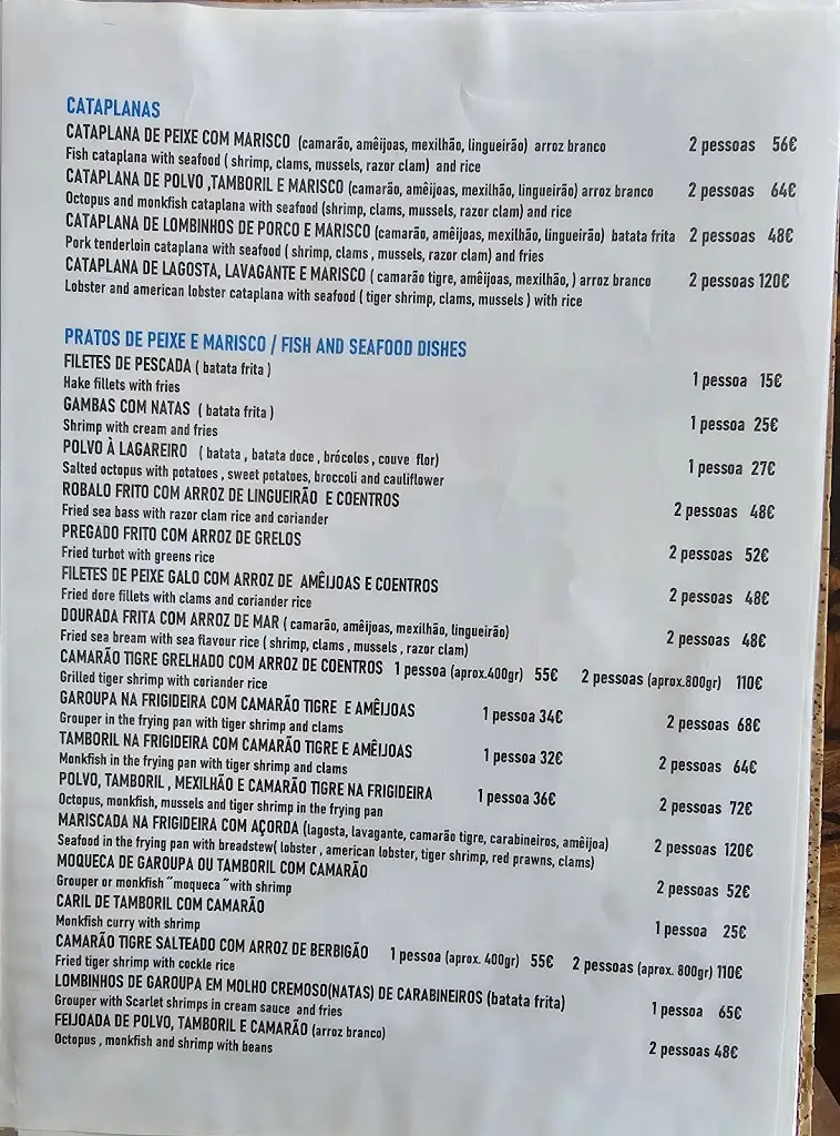 Menu_Restaurante São João_São João_immagine_2