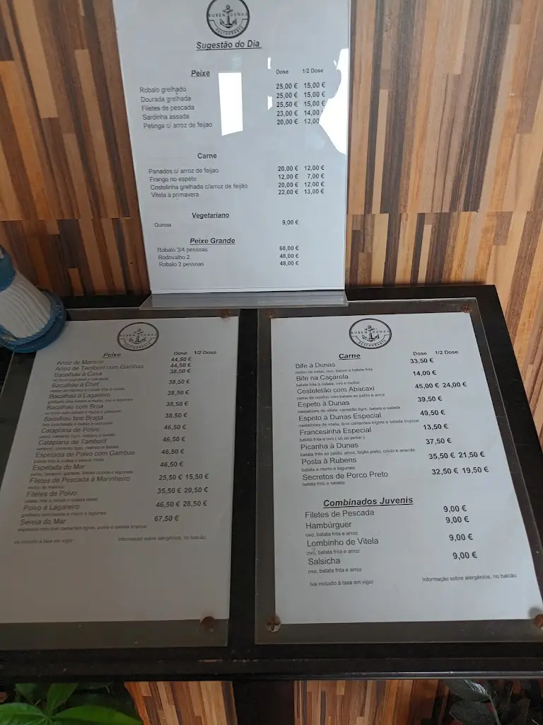 Menu_Restaurante Ruben Dunas_Vila Chã_image_2