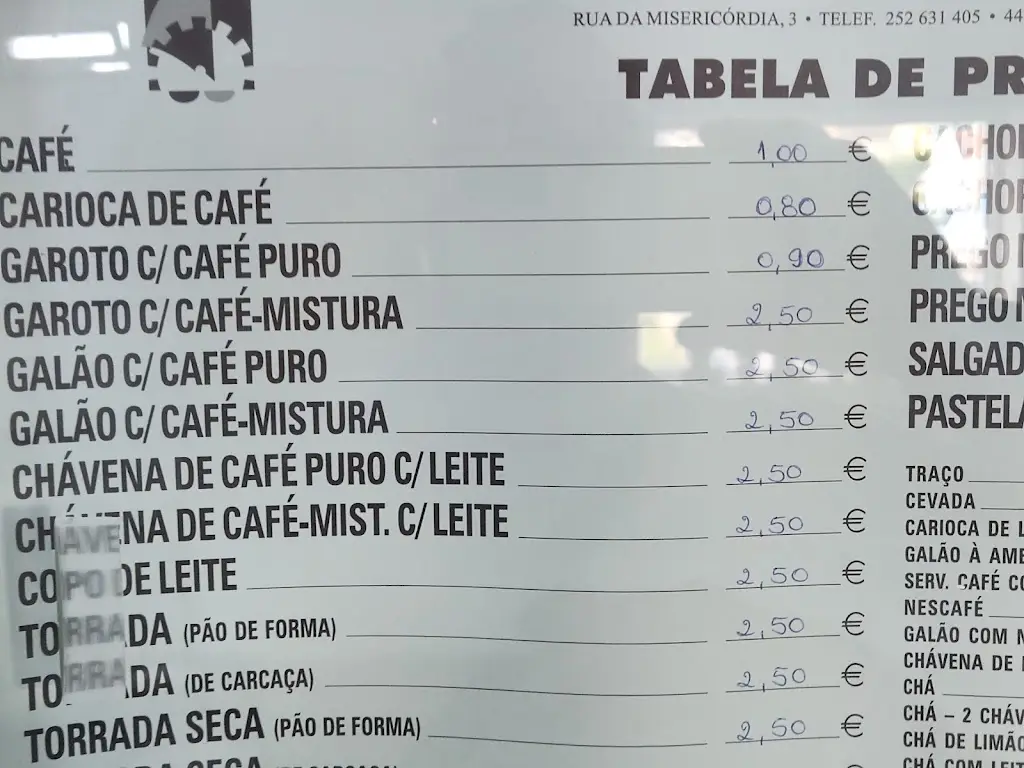 Menu_Café Praia mar_Vila Chã_image_1