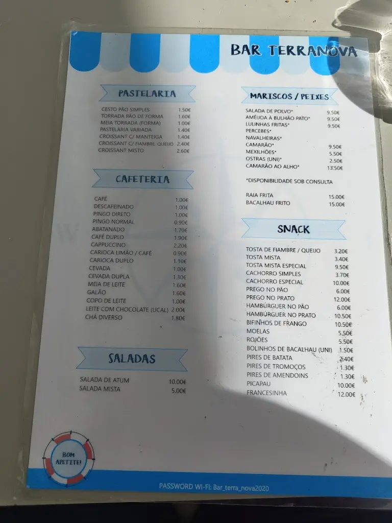 Menu_Bar Terra Nova_Vila Chã_image_1