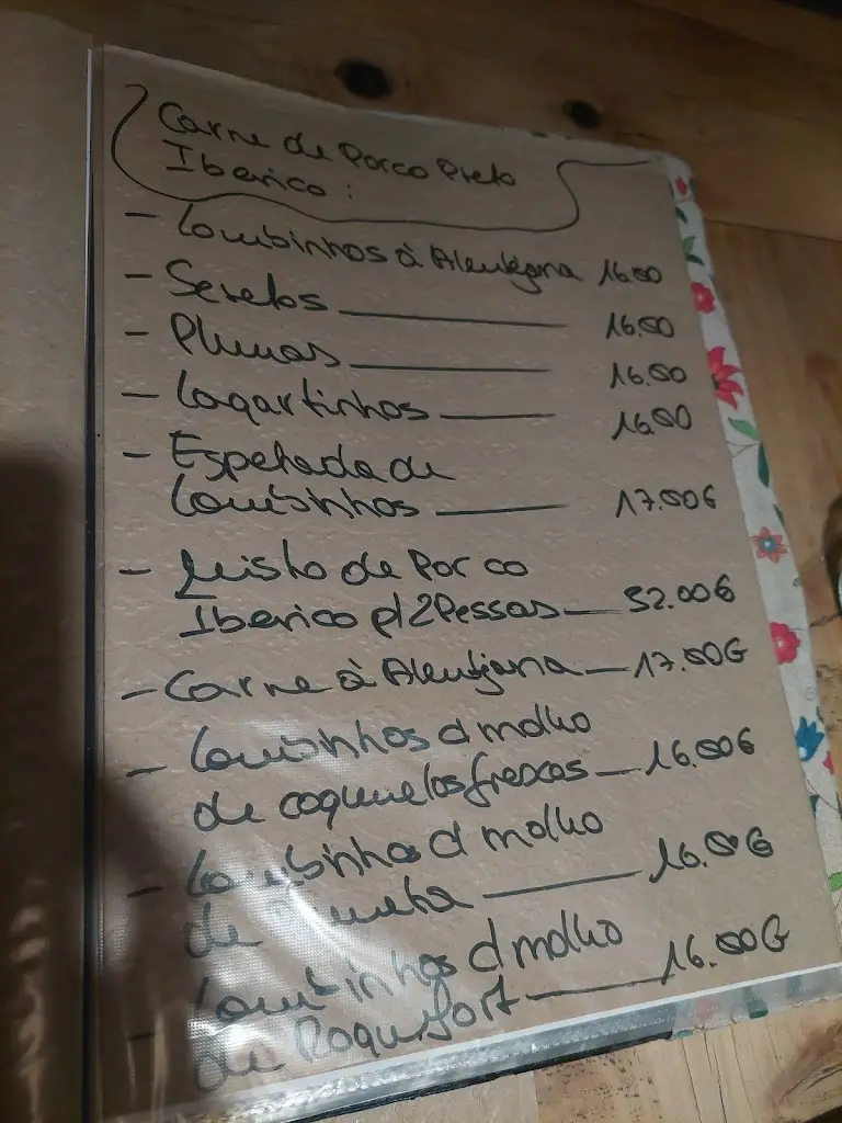 Menu_Restaurante Tasca o Bernardo_Boavista dos Pinheiros_imagen_1