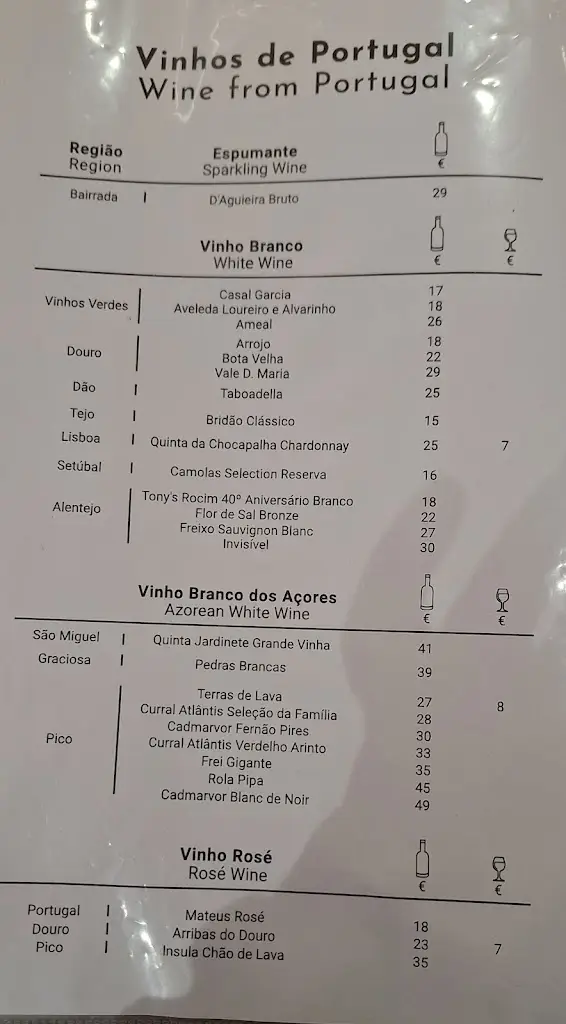 Menu_Restaurante Tony´s_Furnas_imagen_4