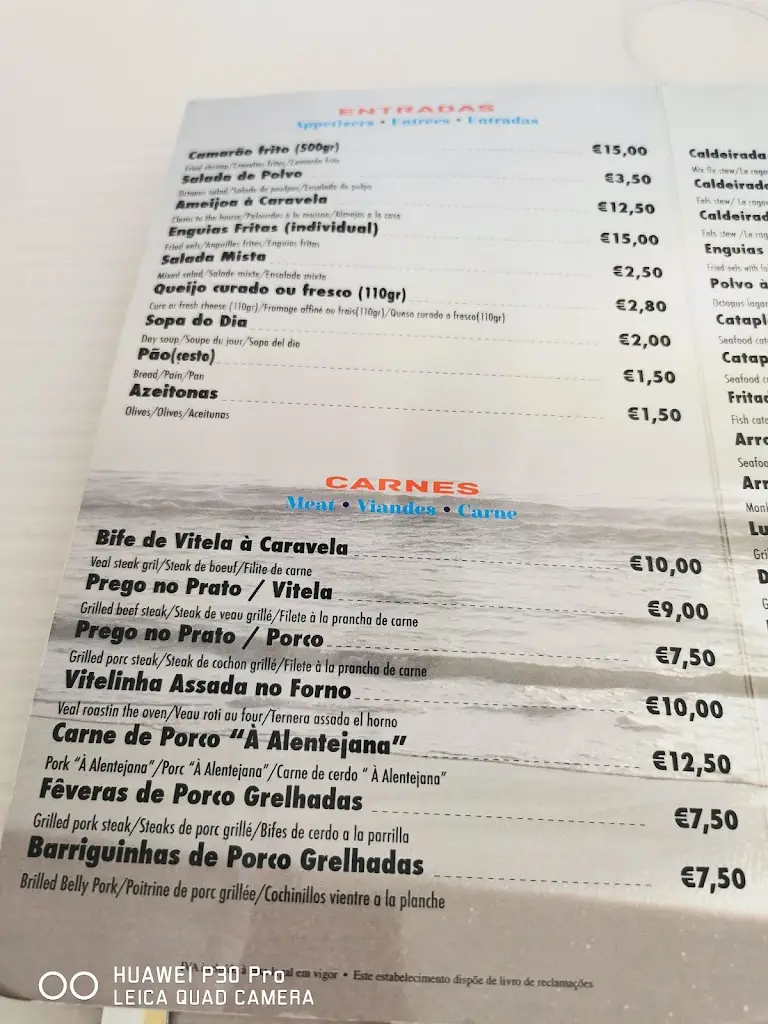 Menu_Restaurante Caravela_Vagos_immagine_4