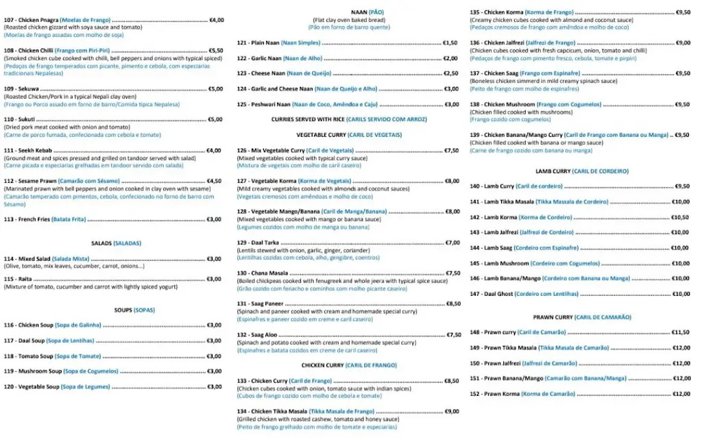 Menu_Mar Azul Restaurant & Bar_Almograve_immagine_1