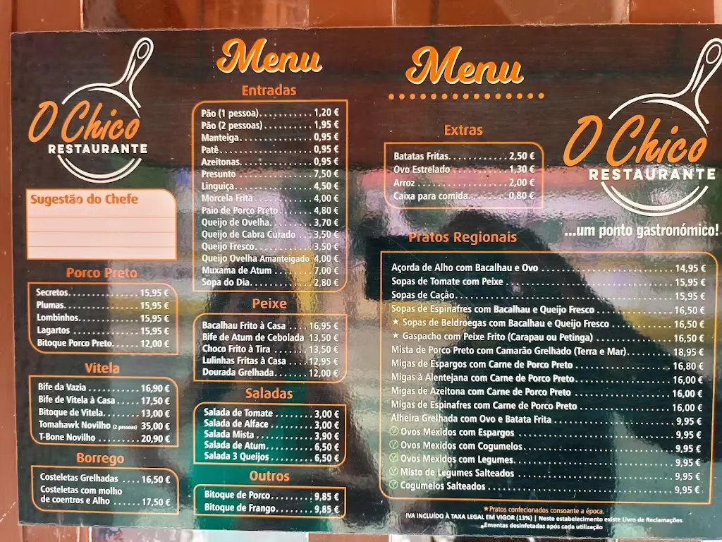 Menu_O Chico_Ferreira do Alentejo_immagine_1