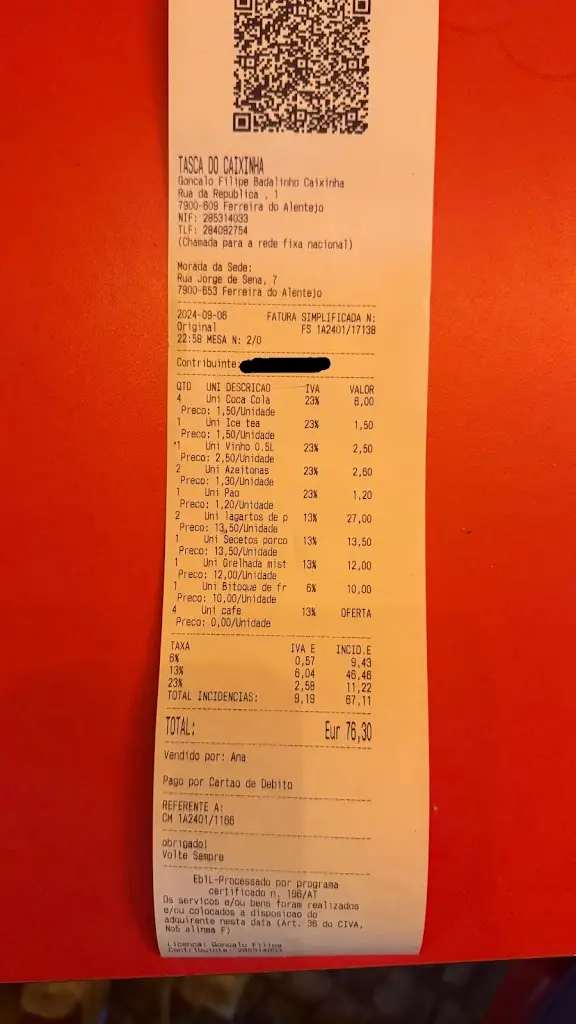 Inês Silva_Tasca Do Caixinha_Ferreira do Alentejo_recensione
