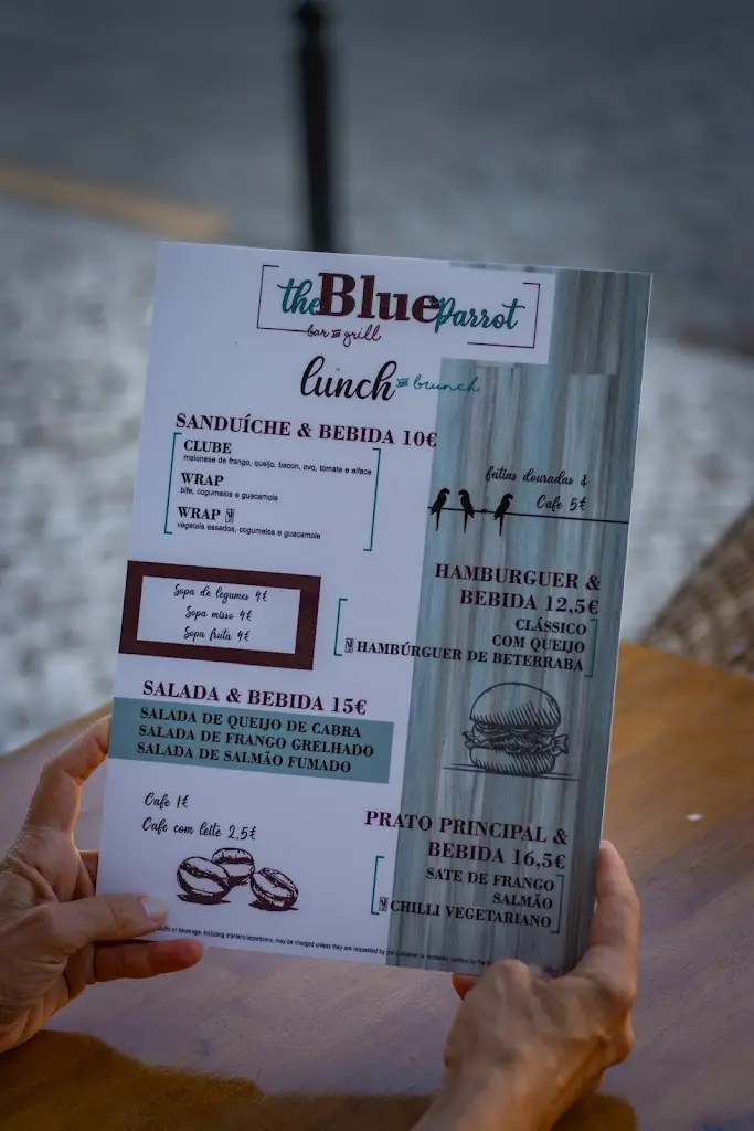Menu_The Blue Parrot_Penedo Gordo_immagine_1