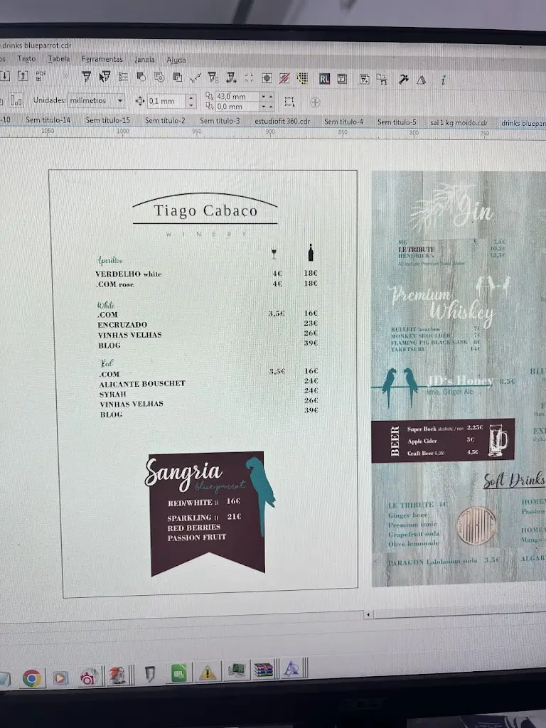 Menu_The Blue Parrot_Penedo Gordo_immagine_2