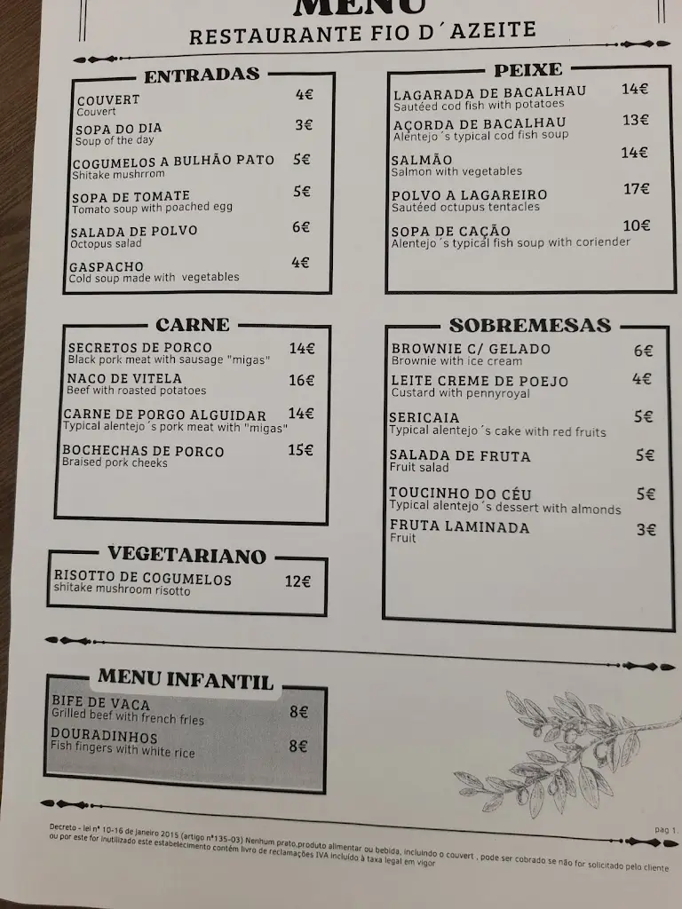 Menu_Fio d'Azeite_Aljustrel_immagine_1