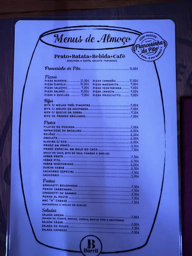 Menu_Barril Avenida (francesinha da Pita)_Valongo_immagine_4