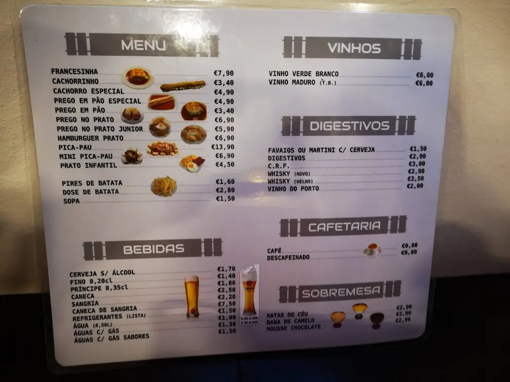 Menu_Cervejaria Dos Cachorrinhos_Valongo_immagine_1