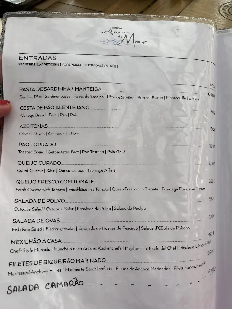 Menu_A Azenha do Mar_Odemira_immagine_2