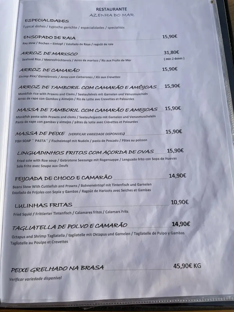 Menu_A Azenha do Mar_Odemira_immagine_3
